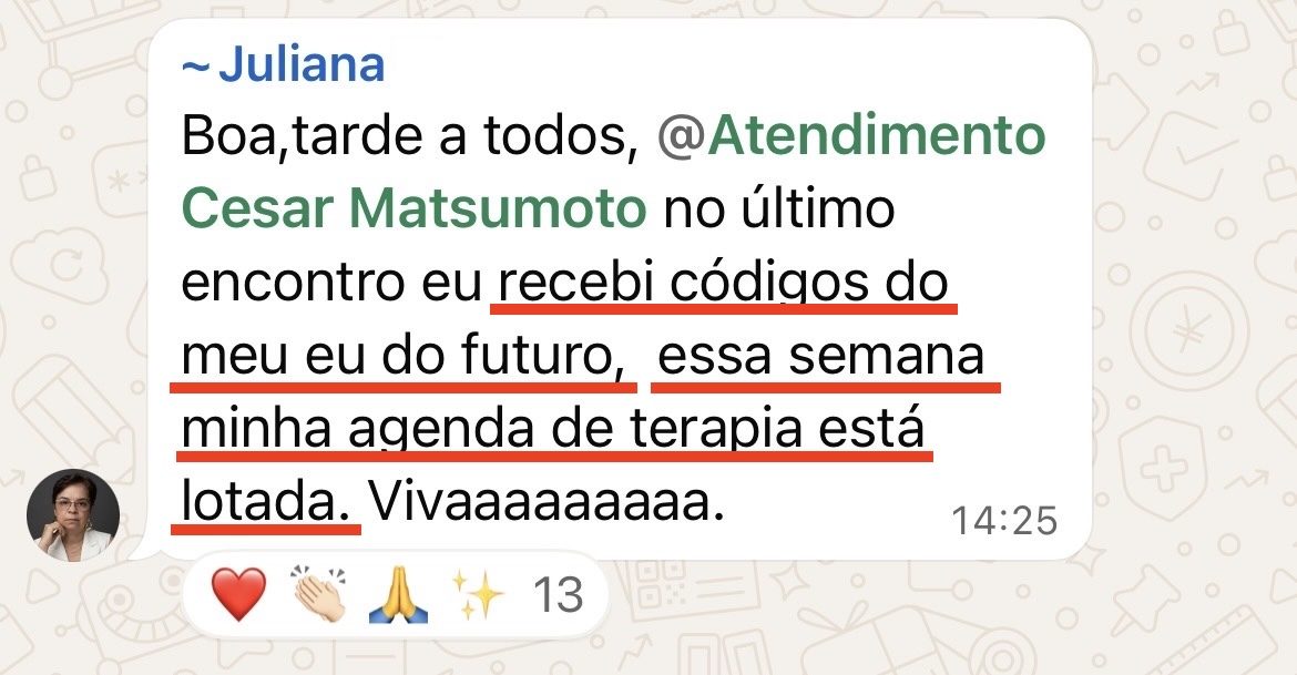 Depoimento WhatsApp